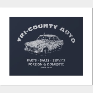 Tri-County Auto (faded) Posters and Art